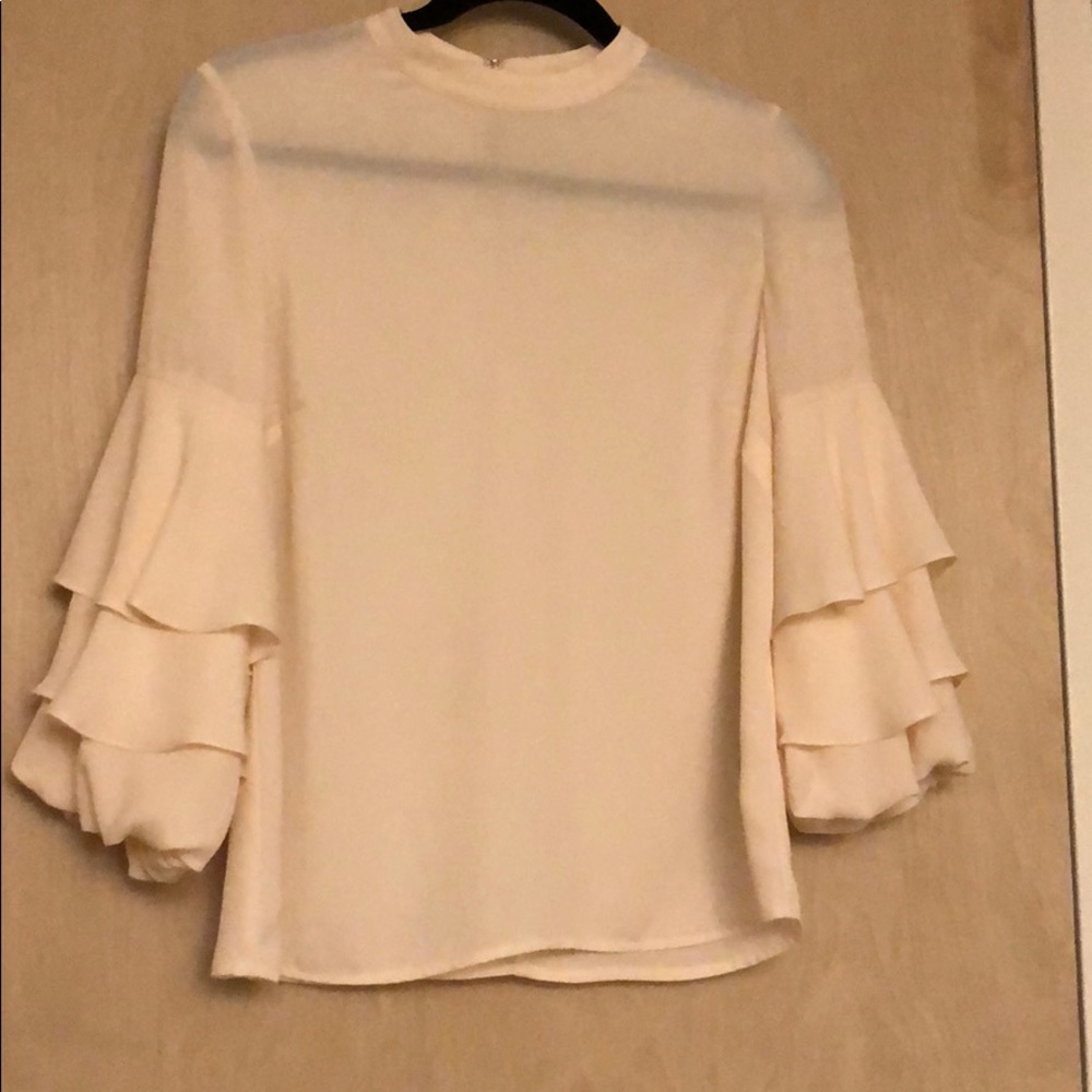 Cream blouse